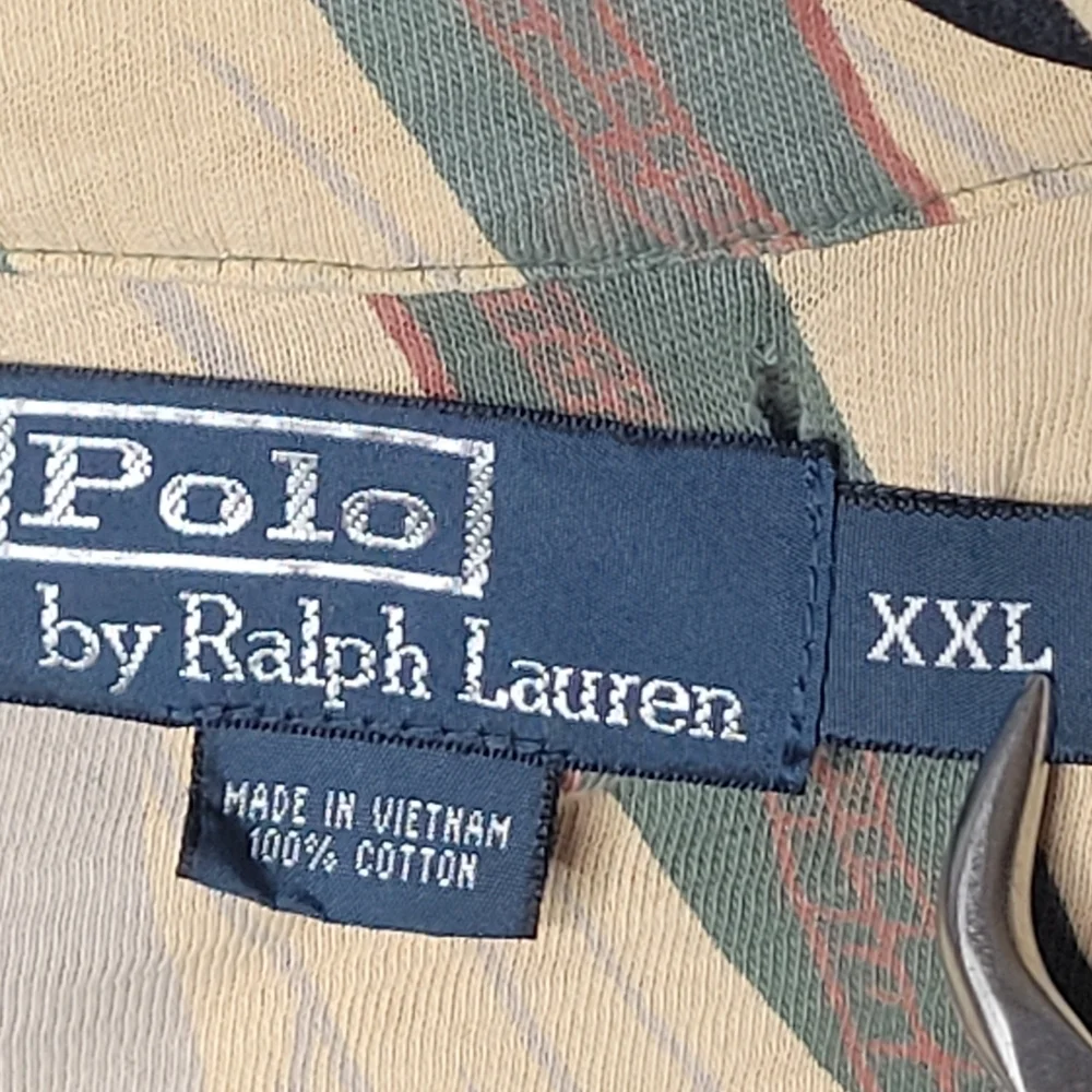 Polo Ralph Lauren Sailboats Nautical Polo Shirt Large Mac Miller Rare